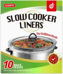 10 Count Slow Cooker Liners by  | Large Cooking Bags Fit 3-8.5 Quarts (10 Bags)