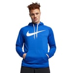 Nike Men M Nk DRY Hoodie PO Swoosh Sweatshirt - Game Royal/White, M-T