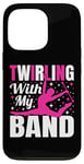 Coque pour iPhone 13 Pro Twirling with My Band Baton Twirling Art