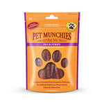 Pet Munchies Duck Strips Dog Treats, Premium Natural Grain Free Dog Chews Made With Real Meat, Low in Fat and High in Protein 90g