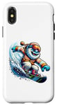 iPhone X/XS Cooler Yeti Snowboard Fun In Winter Case