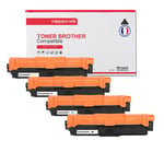 NOPAN-INK - Toners x4 - TN242 + TN246 TN 242 + TN 246 (Noir + Cyan + Magenta + Jaune) - Compatible pour Brother HL-3140CW 3142CW 3150CDW 3152CDW 3170CDW 3172CDW, MFC-9130CW 9140CDN 9330CDW 9340CDW, D