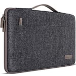 DOMISO 10 Pouces Housse Sac de Protection Ordinateur Portable Sacoche Imperméable Tablette Étanche pour 9.7" 10.5" 11" iPad Pro/10 Surface Go/Samsung Galaxy Tab/Huawei MediaPad M5 Pro,Gris Foncé