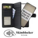 Skimblocker Motorola Edge 50 Ultra 5G XL Magnet Plånboksfodral (Svart)