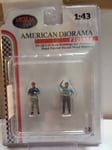 AMERICAN DIORAMA 1/43 - 76447 - FIGURINES RACING LEGENDS 50 SET OF 2 FIGURES