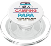 Camping-car glacière Nature Lover Camping Papa Like Normal Papa PopSockets PopGrip pour MagSafe