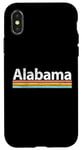 Coque pour iPhone X/XS Alabama - AL - Vintage / Worn Design - Classic