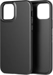 Tech21 EvoSlim for iPhone 12 Pro Max Charcoal Black MultiDrop Protection + Glass