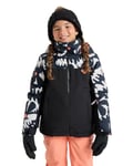 Roxy Snow Jacket Galaxy Girl Jacket Girl's Black 16