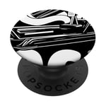 Gamer Racer - Simulation De Course Sim Racing PopSockets PopGrip Adhésif