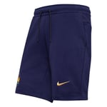 Frankrike Träningsshorts NSW Tech Fleece - Blå/Guld - Nike, storlek Medium