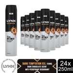 Lynx XXL Anti-perspirant Deodorant Body Spray Dark Temptation 72H 250ml, 24pack