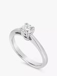 Milton & Humble Jewellery Pre-Loved 950 Platinum Round Solitaire Diamond Ring