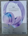 HEADPHONES MIXX OX1 Over Ear Headphones - Purple/Mermaid - NEW BOXED