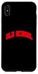 Coque pour iPhone XS Max Graphique rouge Old School Red Graphic