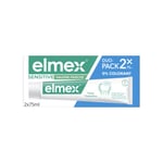 Dentifrice Sensitive Nettoyage Fraicheur Elmex - Le Lot De 2 Dentifrices De 75ml