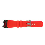 Silicone Watch Band Quick Release Stainless Steel Buckle Smartwatch Replacement