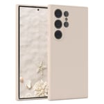 For Samsung Galaxy S24 Ultra Phone Case Silicone Cover Protection Taupe