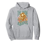 The Big Lebowski Dude Abides Floral Portrait Pullover Hoodie