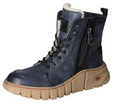 MUSTANG Femme 1499-602 Bottines à Lacets, Bleu, 40 EU