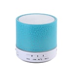 TD® Enceinte nomade bluetooth audio téléphone ordinateur portable subwoofer mini petit acier carte sans fil petit haut-parleur/Bleu