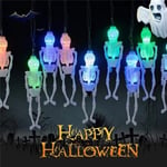 1,5 m 10 Led Halloween Kurpitsa Ghost Luurankot Bat Spider Led Light String Festivaalibaari Kotijuhlasisustus Halloween-koriste