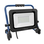 ANSMANN Projecteur de chantier avec câble 80W FL7200AC (1 pce) – Projecteur LED professionnel d'une puissance d'éclairage de 7200 lumens – Lampe de chantier portative polyvalente