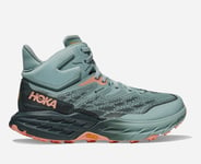 HOKA Speedgoat 5 Mid GORE-TEX Chaussures pour Femme en Agave/Spruce Taille 38 | Trail