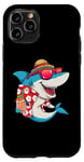 iPhone 11 Pro Shark Hawaiian Funny Aloha Hawaii Holidays Beach Lover Fan Case