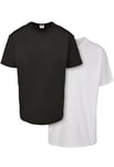 Urban Classics Men's Organic Basic Tee 2-Pack T-Shirt, Black+White, 3XL