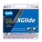 KMC xGlide EPT 9, 10 & 11 Speed Chain, Dark Silver, 118 Link