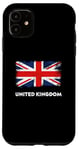 Coque pour iPhone 11 Drapeau United Kingdom Angleterre Union Jack