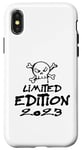 Coque pour iPhone X/XS Édition limitée 2023 Anniversaire 2023 Born 2023 Vintage