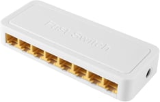 Commutateur Gigabit Ethernet RJ45 à 8 Ports Mini Commutateur Réseau 1000 Mbps VLAN Splitter Ethernet LAN Hub Switch Prise Européenne