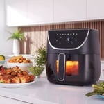 Black+Decker 6L Digital Air Fryer 60Min Timer 4in1 Energy Efficient 8 Set Menus