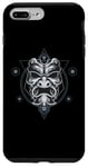 iPhone 7 Plus/8 Plus Oni Mask Japanese Devil Yokai Demon Sacred Geometry Graphic Case