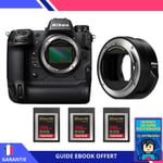 Nikon Z9 + FTZ II + 3 SanDisk 256GB Extreme PRO CFexpress Type B + Ebook 'Devenez Un Super Photographe' - Hybride Nikon