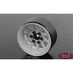 [FR] Rc4Wd Oem Stamped Steel 1.9 Beadlock Wheels (White) - RC4ZW0208