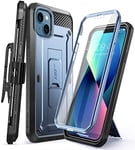 SUPCASE Unicorn Beetle Pro Coque de Protection intégrale Robuste pour iPhone 13 6,1" (2021), Bleu métallisé