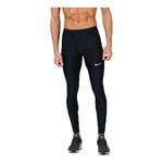 Nike Men Running Tights - Black/Reflective Silver, Small