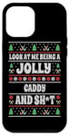 iPhone 12 Pro Max Funny Golf Caddy Ugly Christmas Design Xmas Themed Case