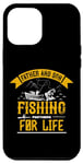 Coque pour iPhone 12 Pro Max Père et fils Partenaires de pêche pour la vie Fête des pères
