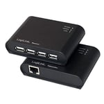 LogiLink UA0230 hub & concentrateur USB 2.0 480 Mbit/s Noir