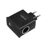 LogiLink PA0046 Chargeur USB pour Smartphone/Tablette 1000 mAh Noir