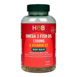 Holland & Barrett - Omega 3 Fish Oil 1200mg & Vitamin D3