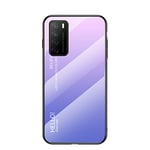 Hülle® Gradient Color Anti-Scratches Glass Case Compatible for Huawei Honor Play4/Huawei Honor Play 4 5G (2)