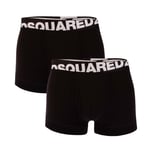 Dsquared2 Mens 2 Pack of Trunks in Black material_cotton - Size X-Large