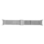 (Silver)Magnetic Mesh Loop Bands For Google Pixel Watch Band Metal Adjust