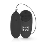 LUV EGG - Oeuf Vibrant avec télécommande Noir