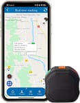 Mini Traceur GPS Antivol pour Voiture Moto Tracker GPS Enfant avec SOS Alarme SMS Traqueur GSM avec Recharge de Batterie Pas Limite Distance Localisateur APP sans Abonnement Carte SIM Requise TK109